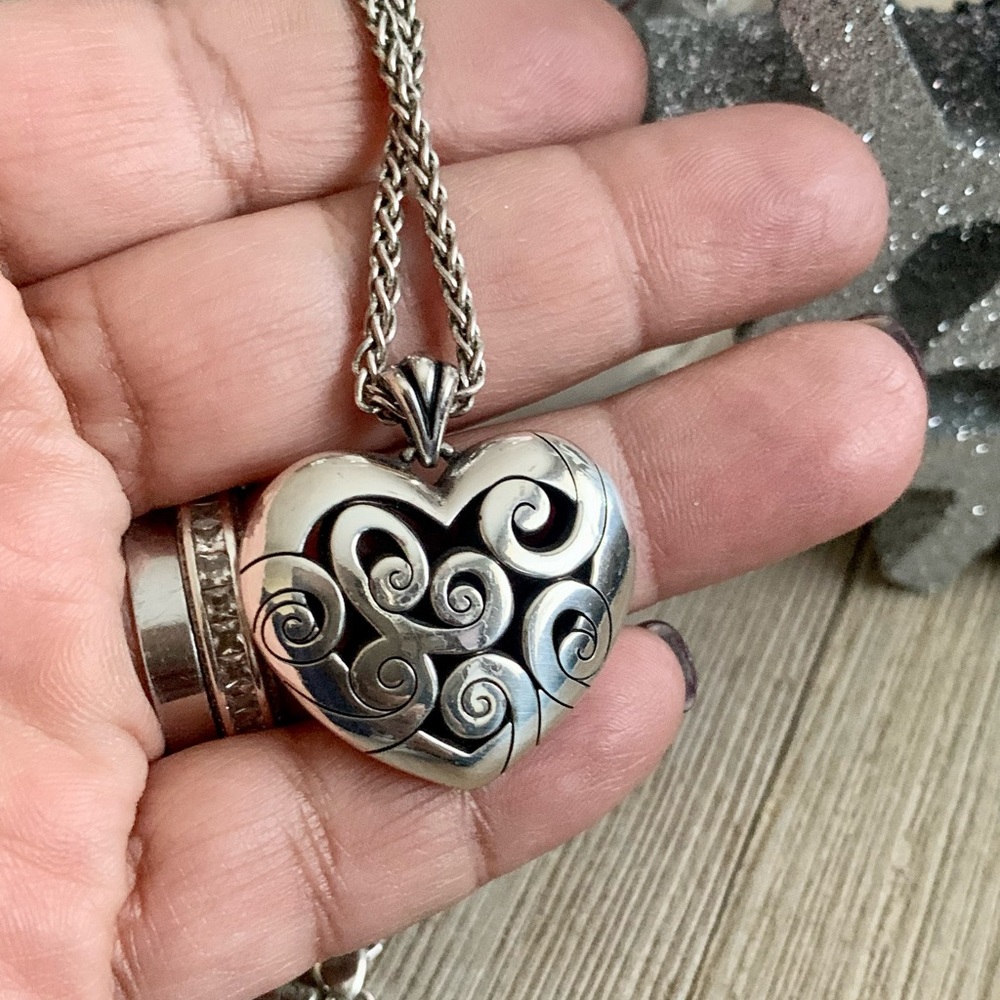 🎉BRIGHTON HEART CONTEMPO SILVER NECKLACE🎉 - Picture 4 of 4